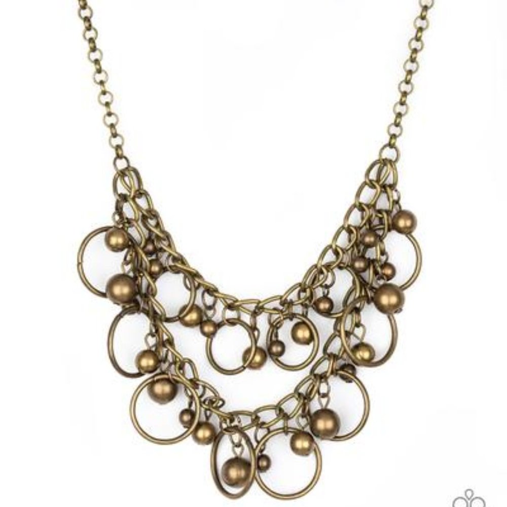 Paparazzi Warning Bells - Brass